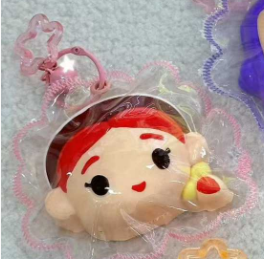 Toy Story Squishy Charm Soft Silicone Fidget Keychain for Bag & Backpack - Cute Gift for Kids