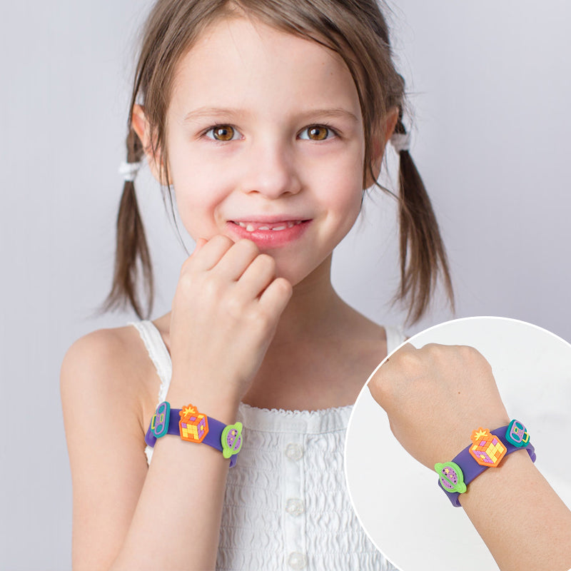 DIY Pop It Bracelet Kit for Kids - Mix & Match Sensory Jewelry - Creative Building Toy - Educational Hands-On Craft Gift