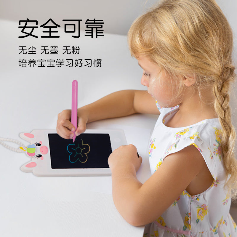 LCD Writing Tablet for Kids - Erasable Electronic Drawing Board - One-Click Clear Doodle Pad - Reusable Digital Sketch Toy