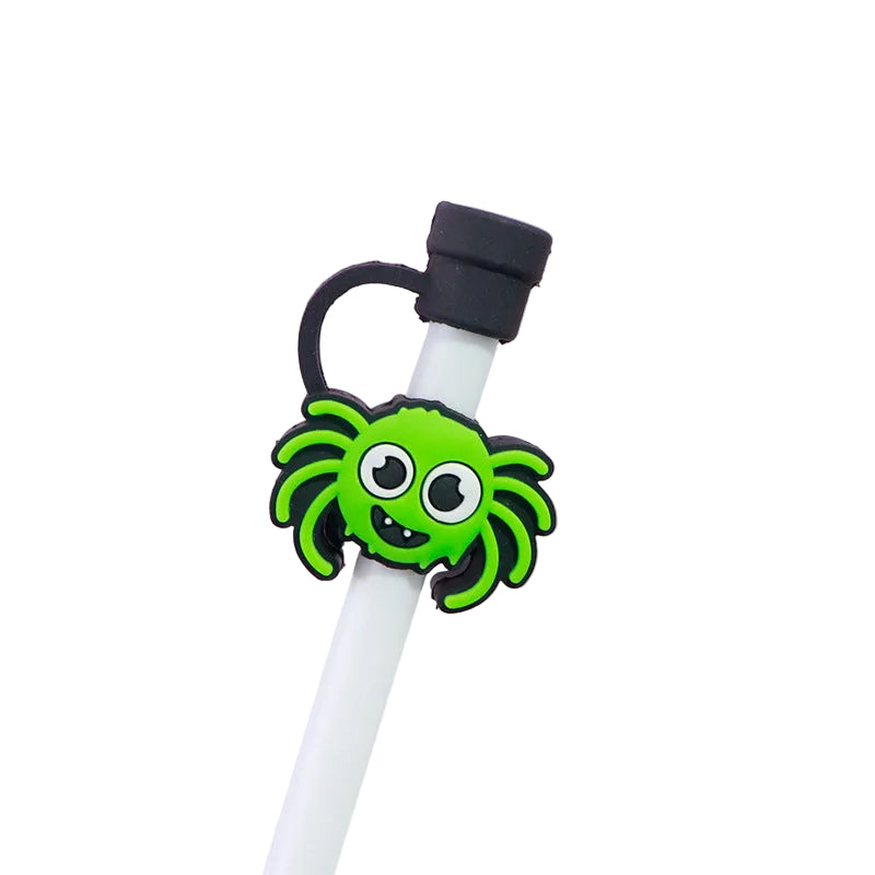 Green Spider Straw Cover