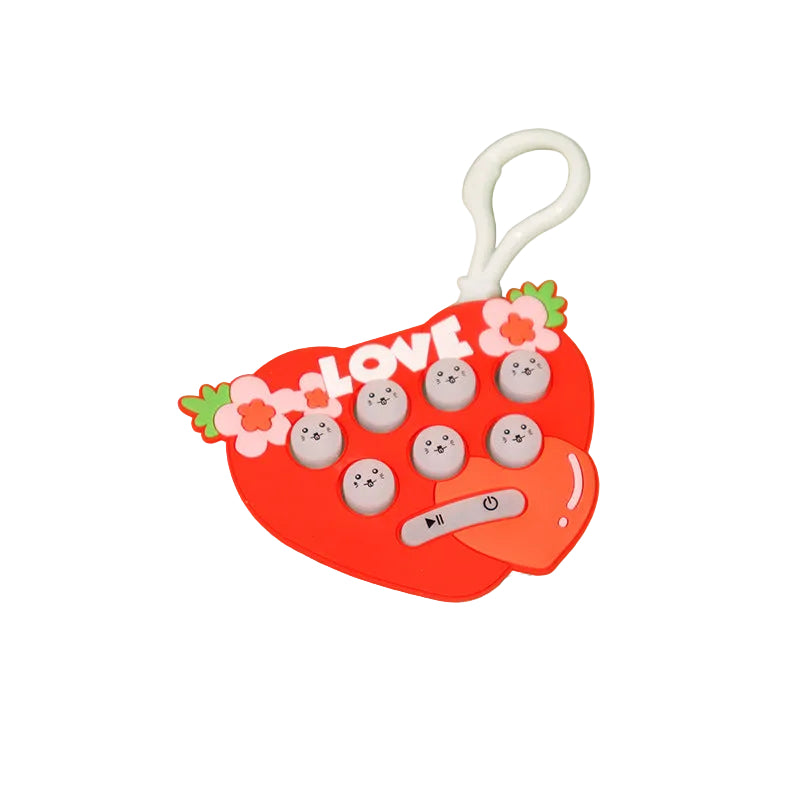 Heart-shaped whack-a-mole machine toy