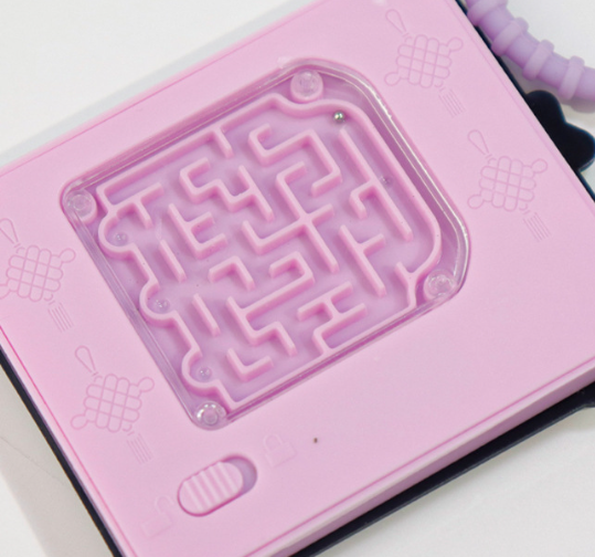 Maze design on the back