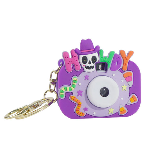 Purple Ghost Keychain