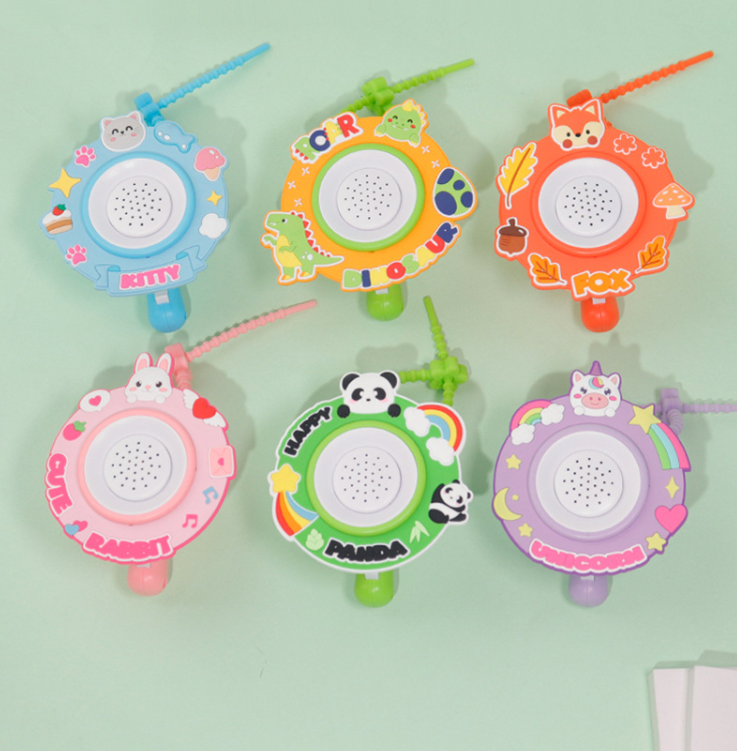 Creative New Unicorn Recording Horn Keychain - Cute Cartoon Bag Hanging Accessory