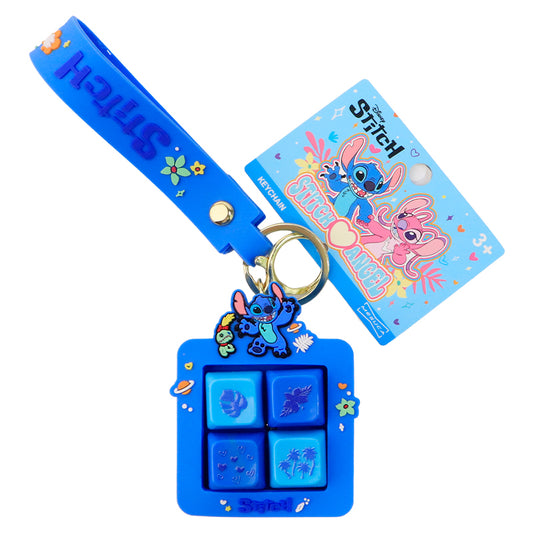 Disney Licensed Stitch & Angel Squishy Keychain Stress Relief Bag Charm