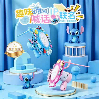 Cute Stitch Angel Handheld Voice Changer Loudspeaker