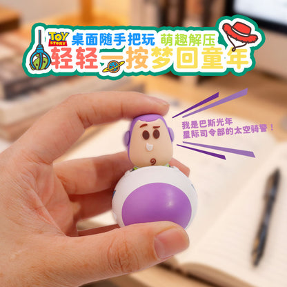 Toy Story Voice Stress Relief Plane Pendant, Cartoon Character Keyring Backpack Decorations, Collectible Toy Gift