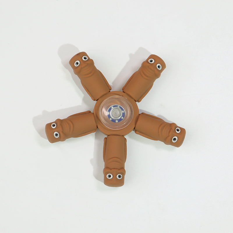 神话生物指尖陀螺 - 柔软PVC动物旋转玩具 - 儿童及成人减压玩具 - 多动症专注力训练工具