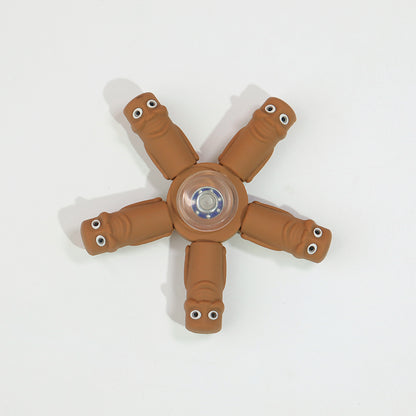 神话生物指尖陀螺 - 柔软PVC动物旋转玩具 - 儿童及成人减压玩具 - 多动症专注力训练工具