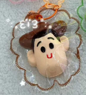 Toy Story Squishy Charm  Soft Silicone Fidget Keychain for Bag & Backpack - Cute Gift for Kids