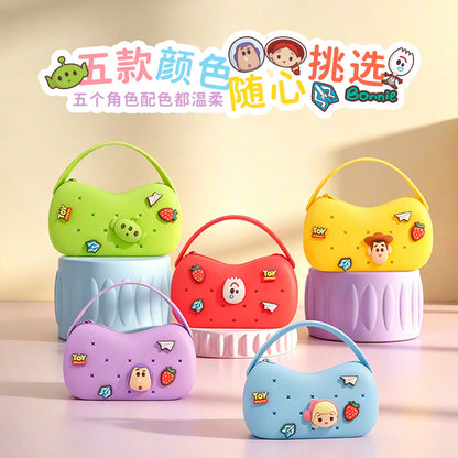 Licensed Toy Story DIY Silicone Mini Handbag, 5 Cartoon Colors