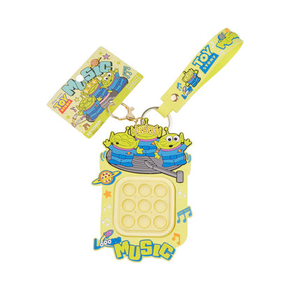 Disney Officially Licensed Toy Story Sound-Making Fidget Keychain, Silicone Pop It Charm, Bulk Wholesale In Stock