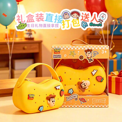 Licensed Toy Story DIY Silicone Mini Handbag, 5 Cartoon Colors