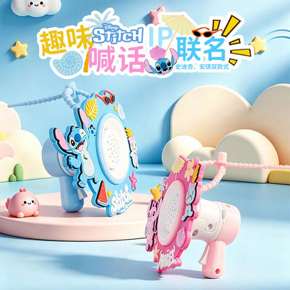 Cute Stitch Angel Handheld Voice Changer Loudspeaker