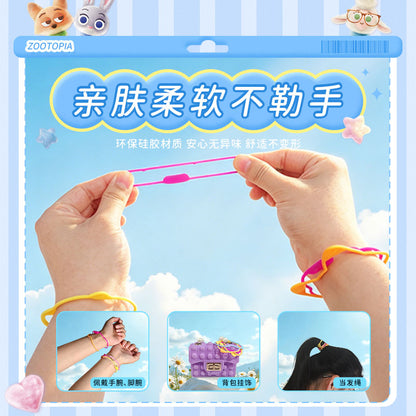Licensed Zootopia Kids Silicone Essential Oil Mosquito Repellent Bracelets