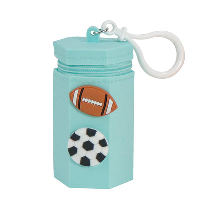 3D Hexagon Silicone Zipper Pouch, DIY Mini Storage Bag, Cute Portable Case for Coins, Earbuds & Small Accessories