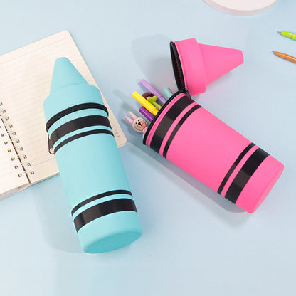 Crayon-shaped storage