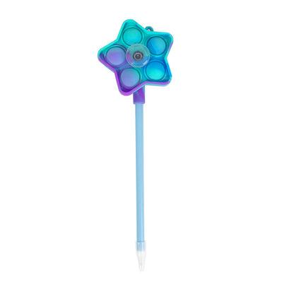 Five-Pointed Star Blue Gel Pen