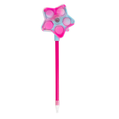 Five-Pointed Star pink Gel Pen