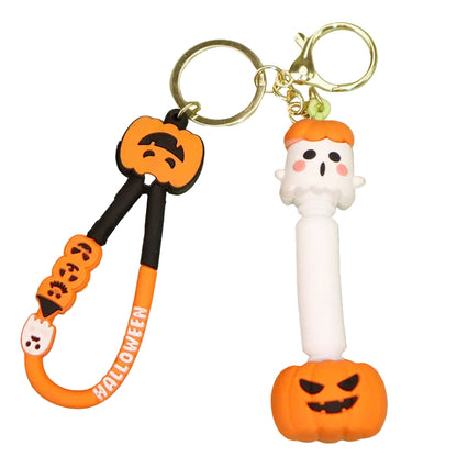 Halloween white Keychain
