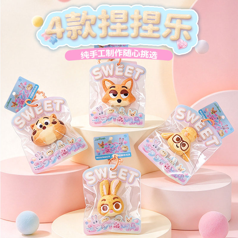 Zootopia Series Handmade LSR Liquid Silicone Squishy Toys – Soft Squeeze Sensory Toys, Cute Animal Characters
