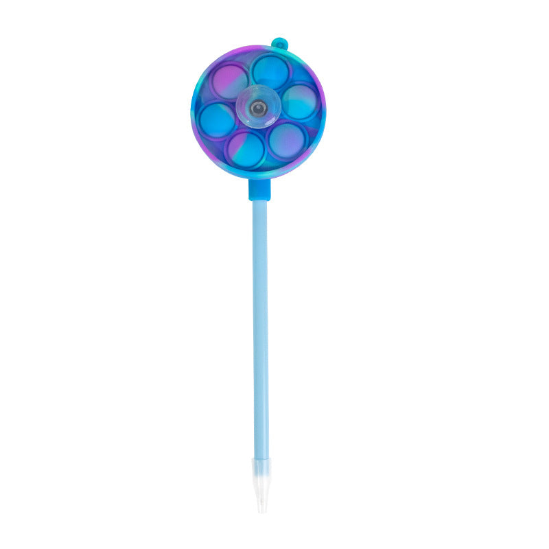 Round Blue Gel Pen