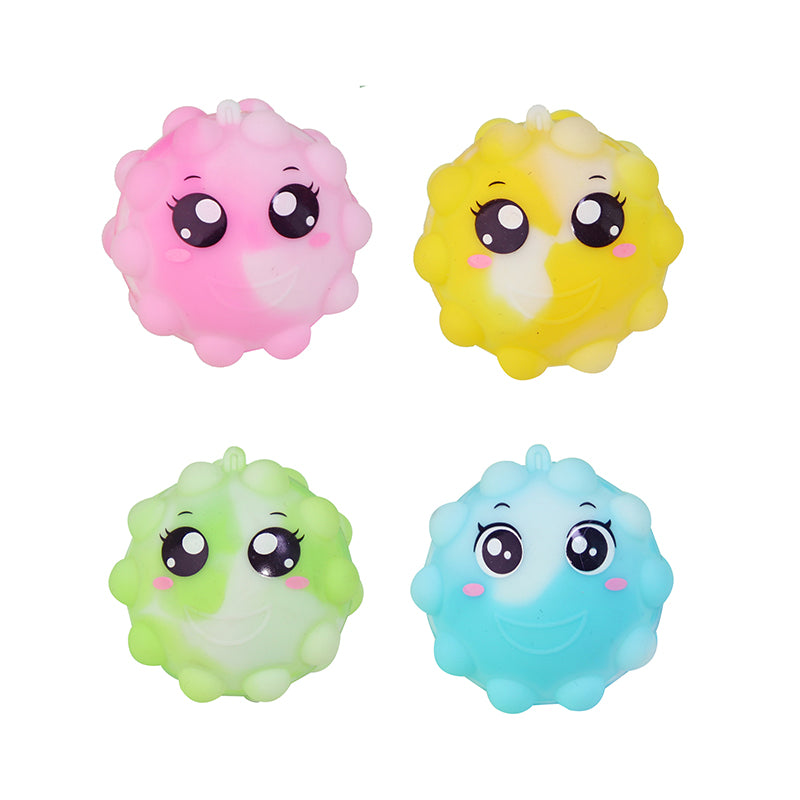 Spring-loaded squeeze toys