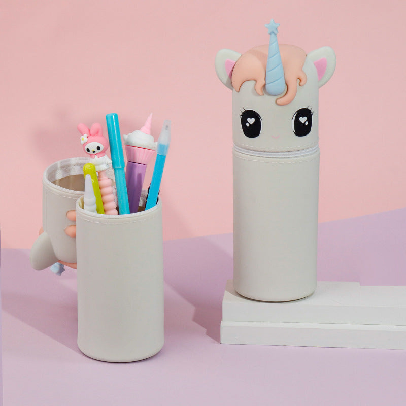 Wholesale white unicorn pencil holder