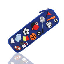 blue Printed Pencil Cases