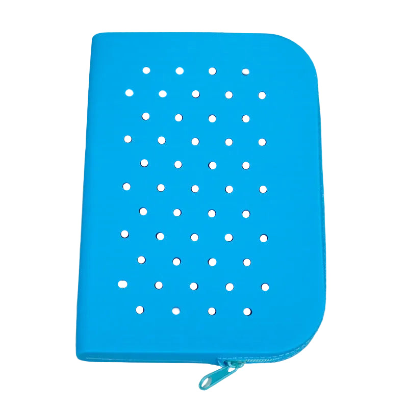 blue Wide Student Pencil Case
