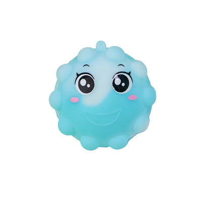 blue and white slow-rebound squeeze toy