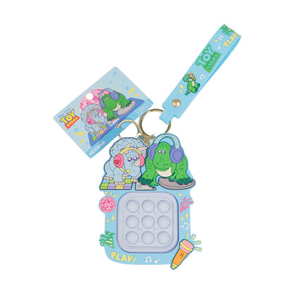 Disney Officially Licensed Toy Story Sound-Making Fidget Keychain, Silicone Pop It Charm, Bulk Wholesale In Stock