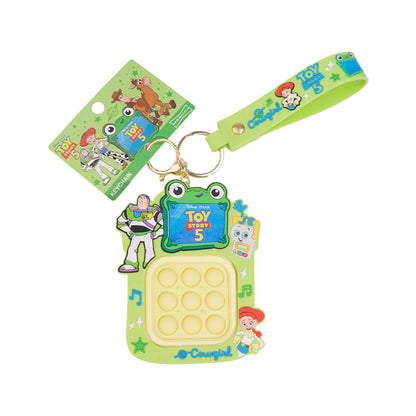 Disney Officially Licensed Toy Story Sound-Making Fidget Keychain, Silicone Pop It Charm, Bulk Wholesale In Stock