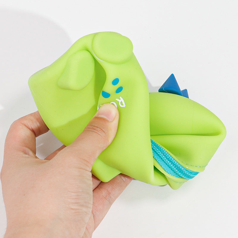 green Push-back pencil holder