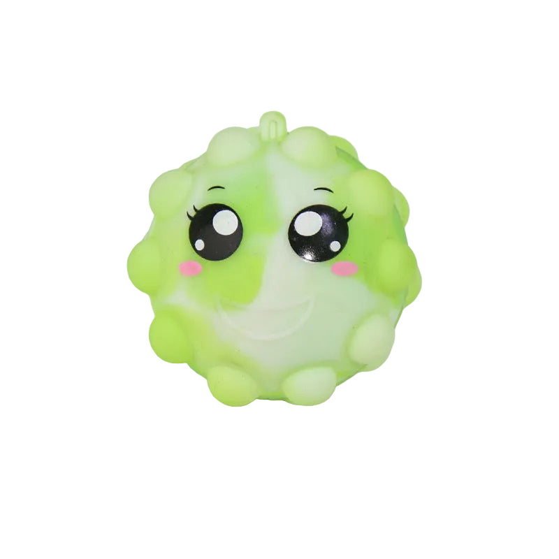 green and white slow-rebound squeeze toy