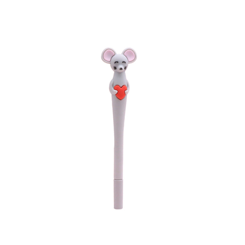 grey Mouse Cartoon Pen supply