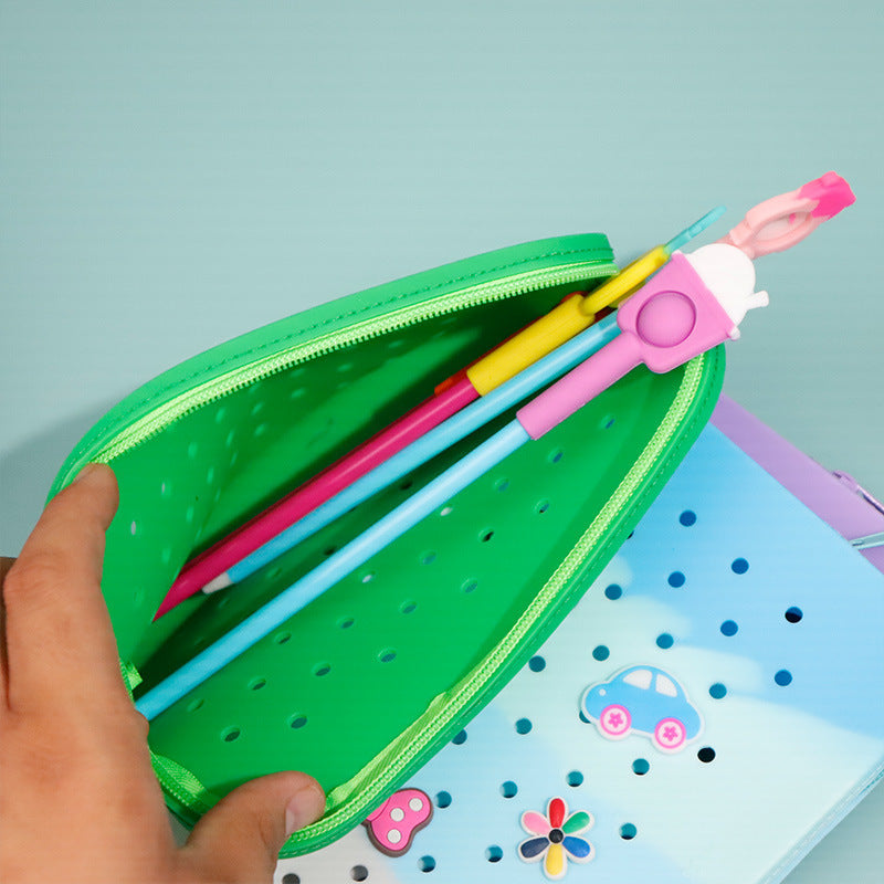 large Wide Student Pencil Case