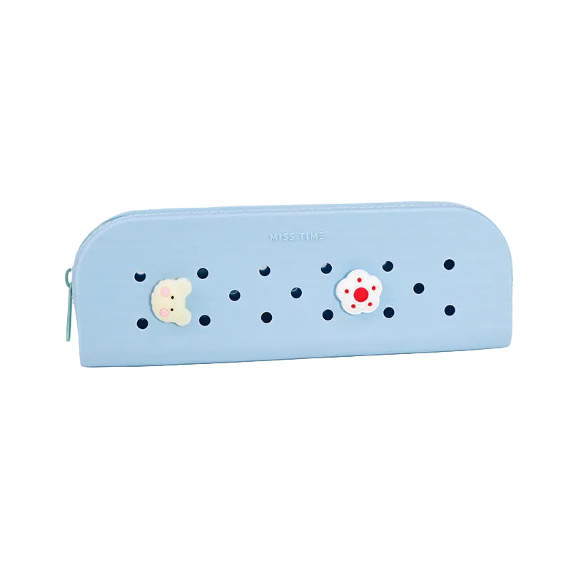 light blue pencil box