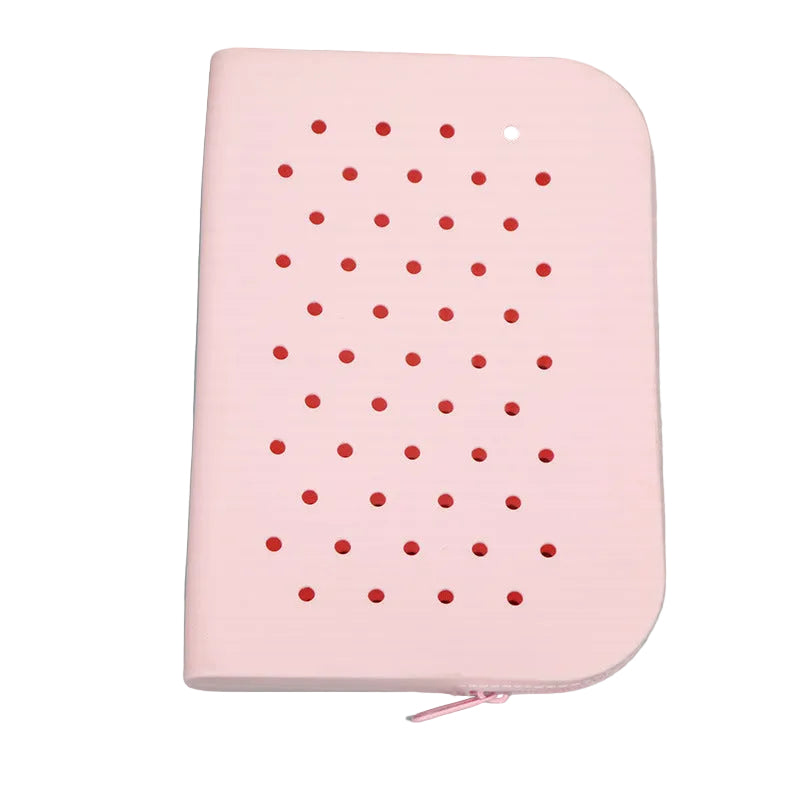 light pink Wide Student Pencil Case