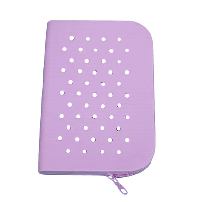 purple Wide Student Pencil Case