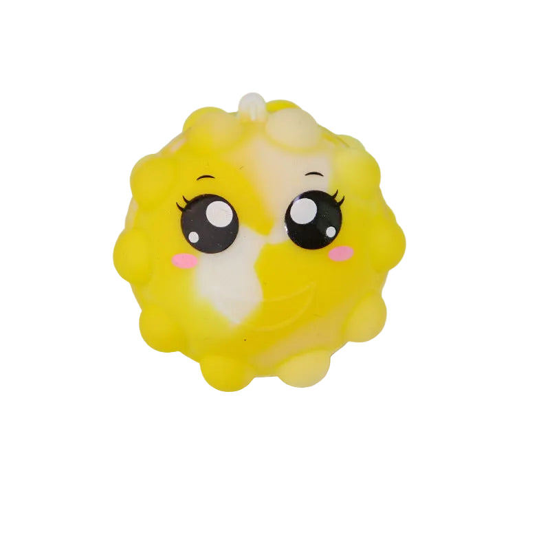 yellow and white slow-rebound squeeze toy